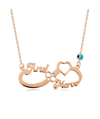 Gümüş İsimli Sonsuzluk Kolye