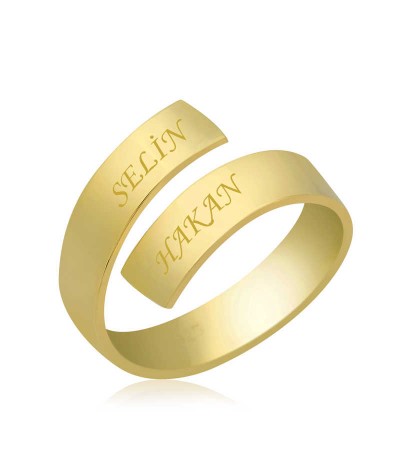 Gümüş Aşk Sarmalı İsimli Yüzük