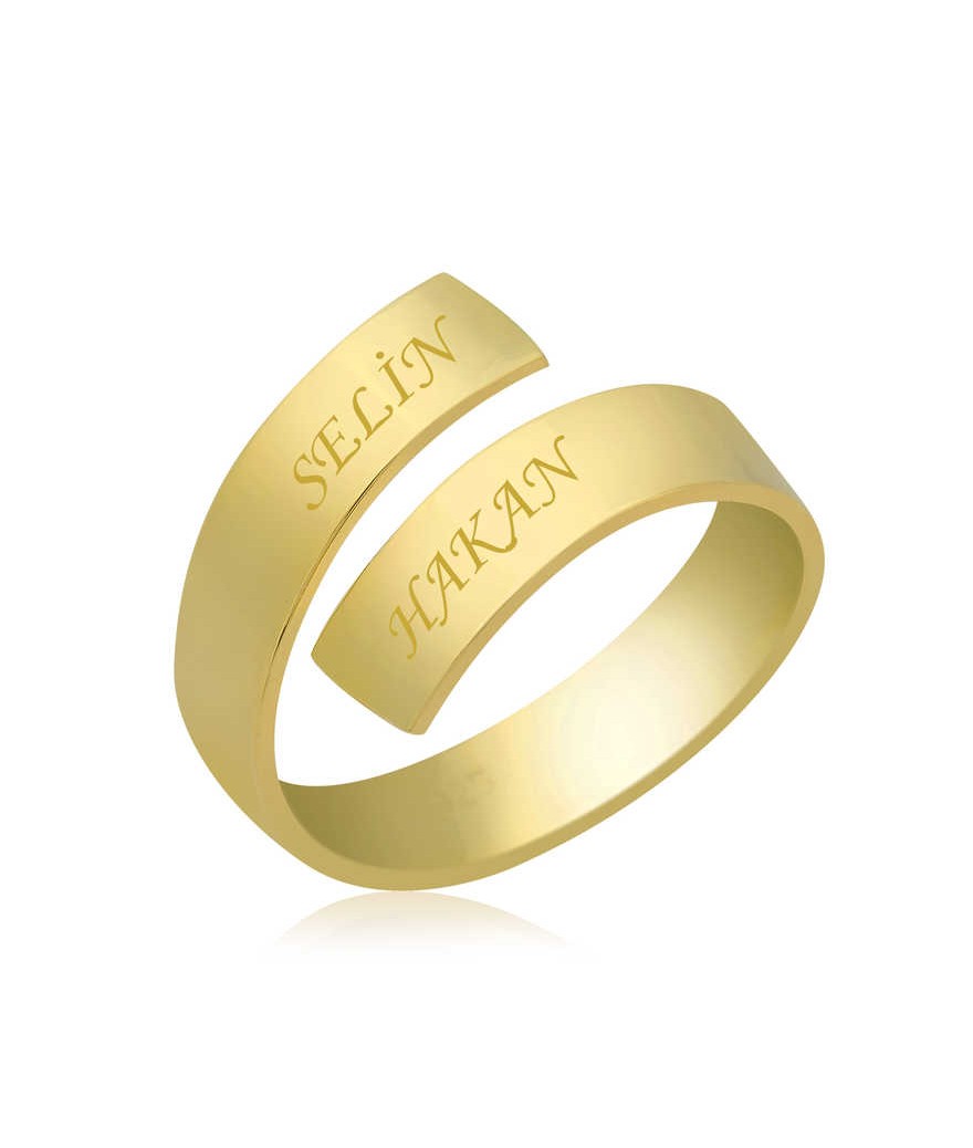 Gümüş Aşk Sarmalı İsimli Yüzük