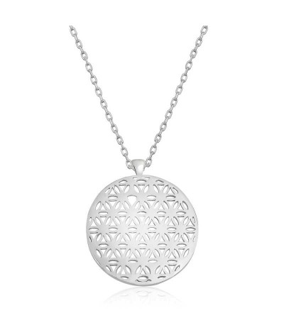 ​​Gümüş Yaşam Çiçeği Kolye