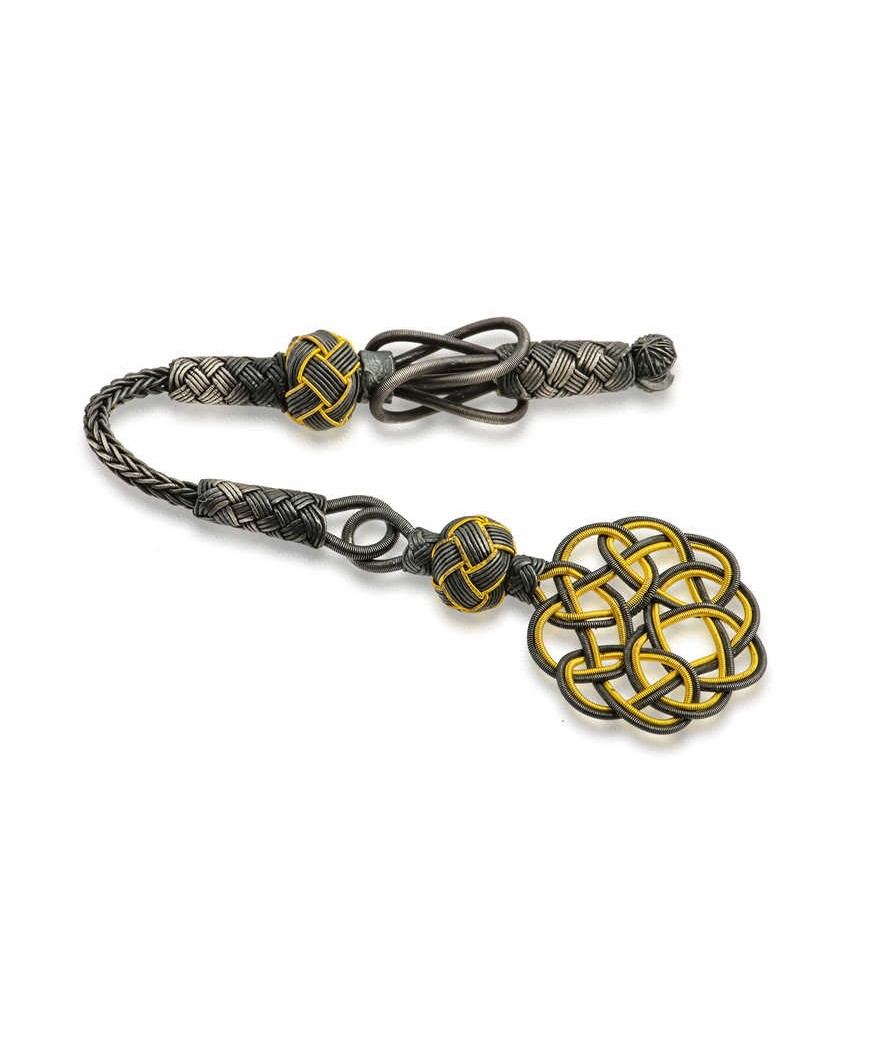 Gümüş Trabzon Örmesi Kazaz Tesbih Püskülü