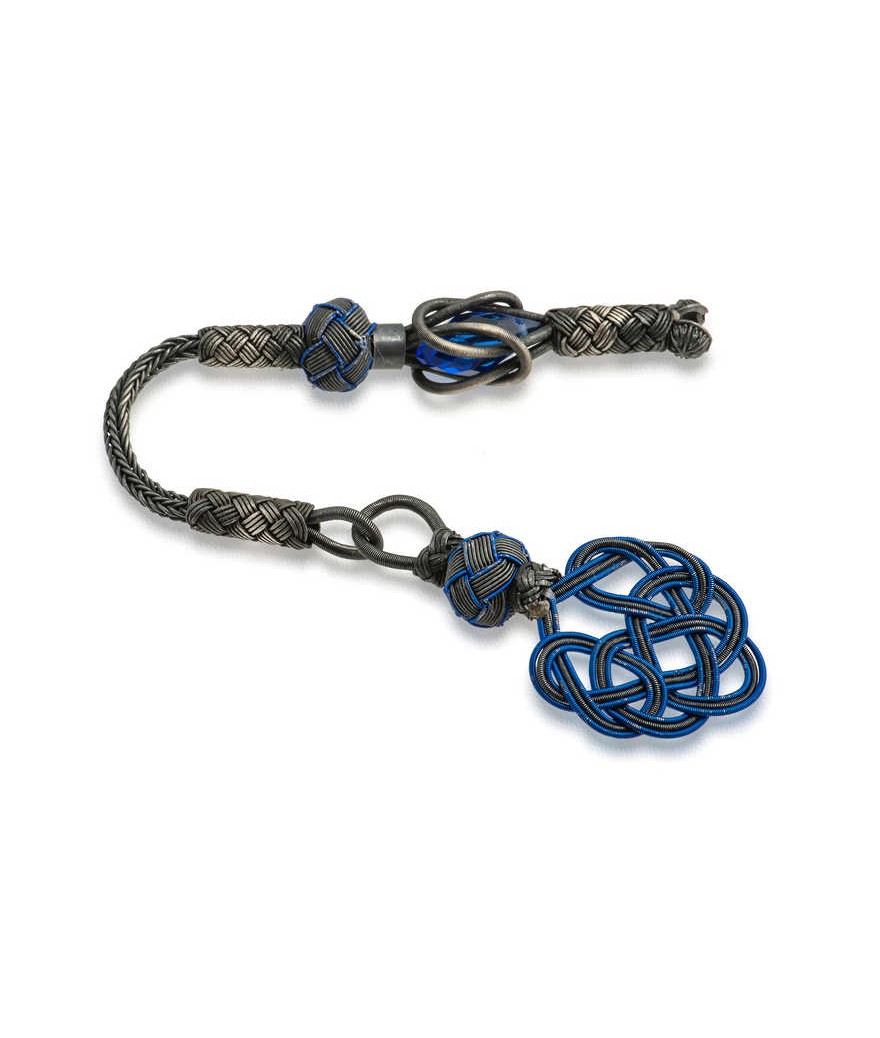 Gümüş Trabzon Örmesi Kazaz Tesbih Püskülü