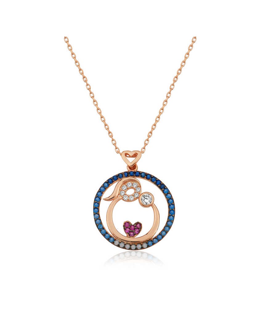 Gümüş Anne Ve Bebek Sevgisi Bayan Kolye