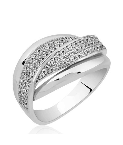 Gümüş Sarmal Fantezi Bayan Yüzük