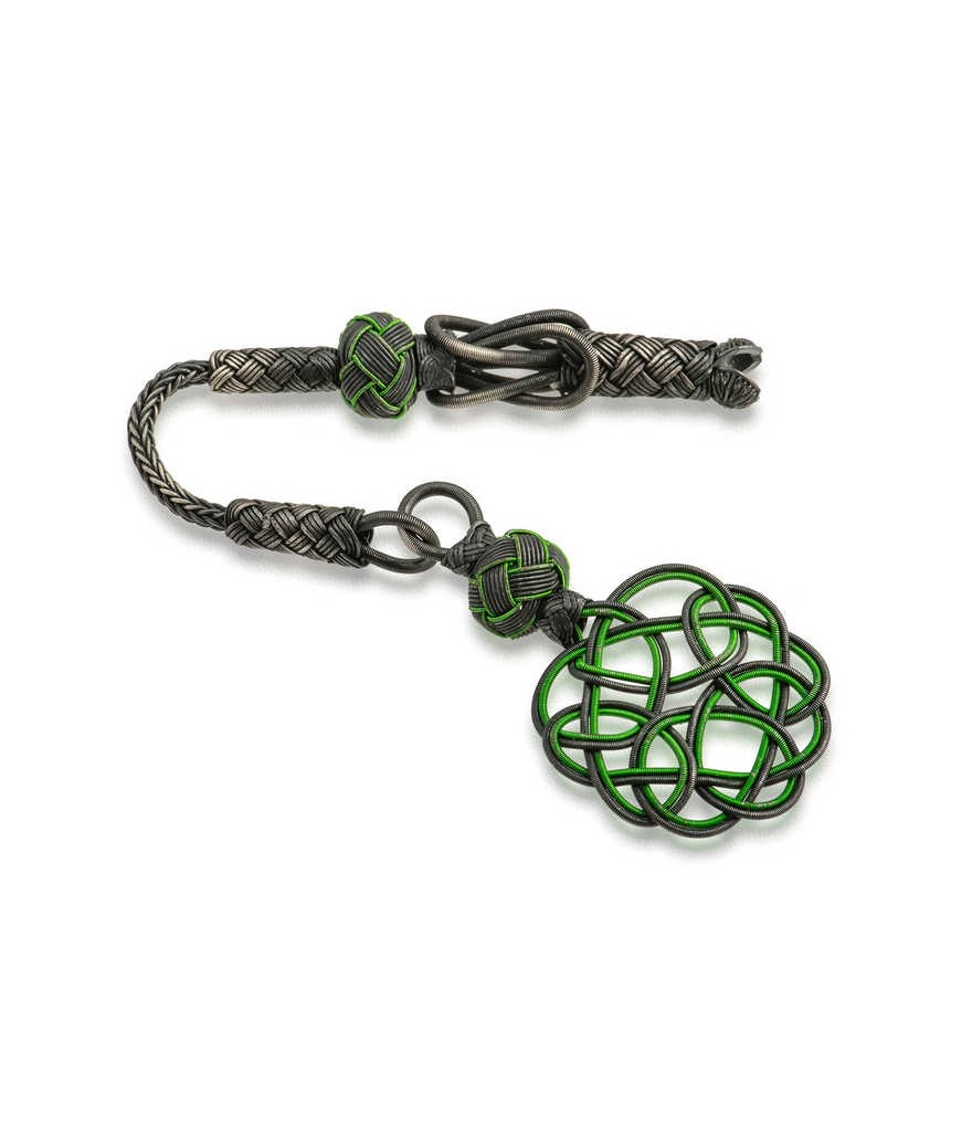 Gümüş Trabzon Örmesi Kazaz Tesbih Püskülü