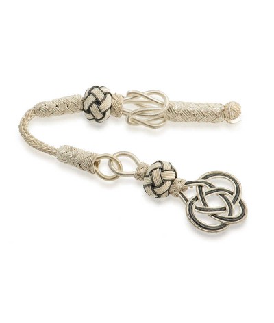 Gümüş Trabzon Örmesi Kazaz Tesbih Püskülü