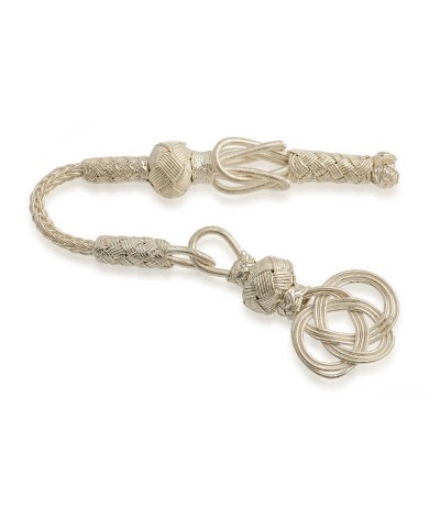 Gümüş Trabzon Örmesi Kazaz Tesbih Püskülü