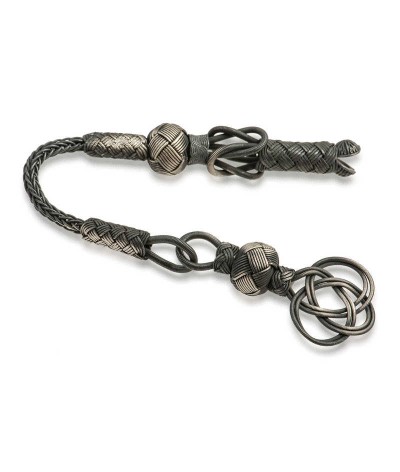 Gümüş Trabzon Örmesi Kazaz Tesbih Püskülü