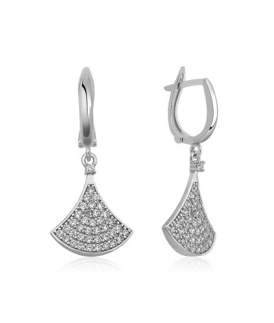 Gümüş Klasik Bayan Küpesi