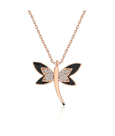 ​Gümüş Rose Yusufçuk Bayan Kolye