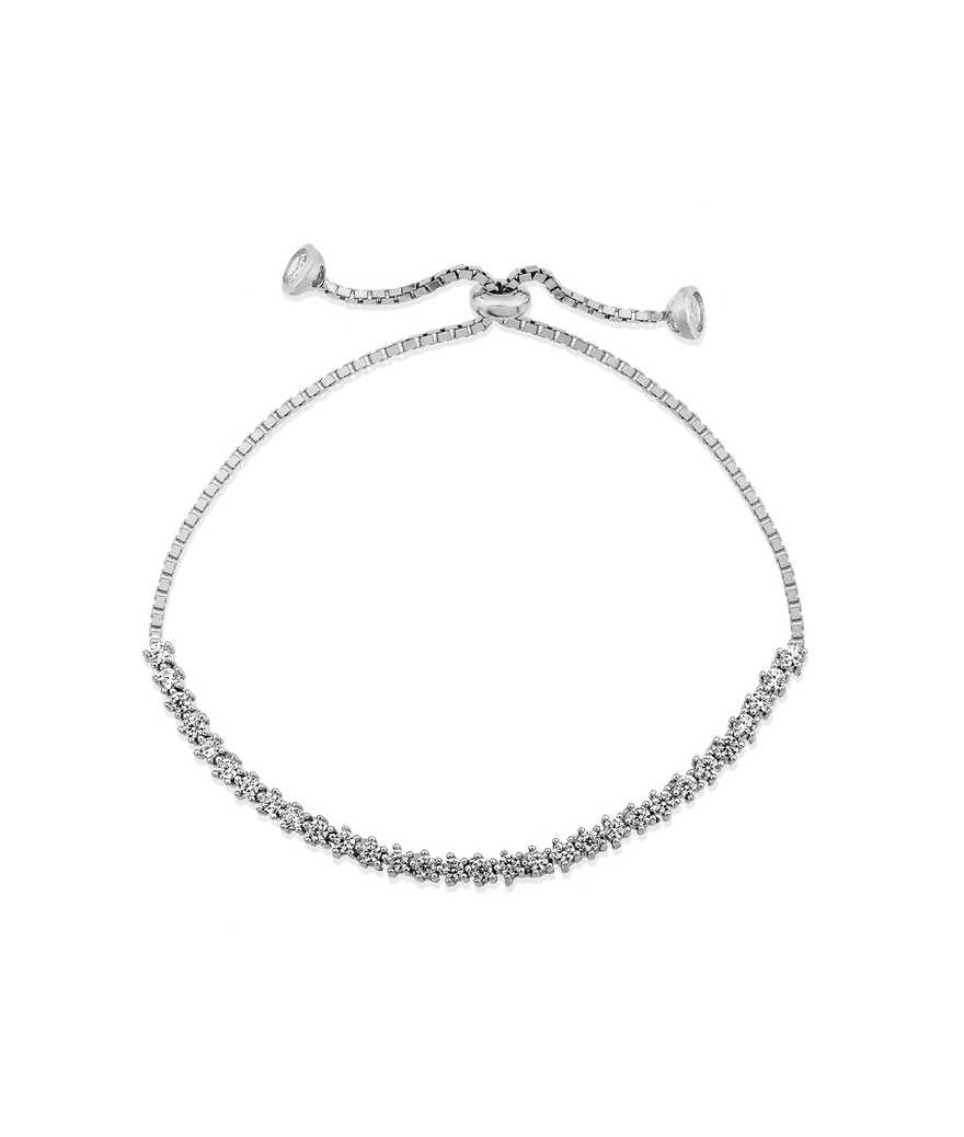 Gümüş Su Yolu Asansör Bayan Bileklik