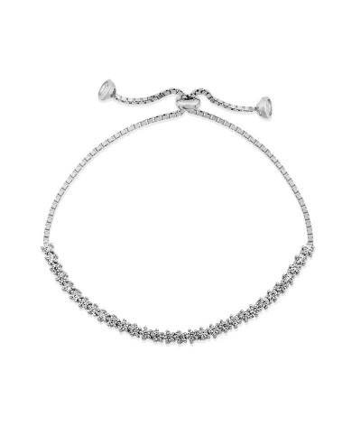 Gümüş Su Yolu Asansör Bayan Bileklik