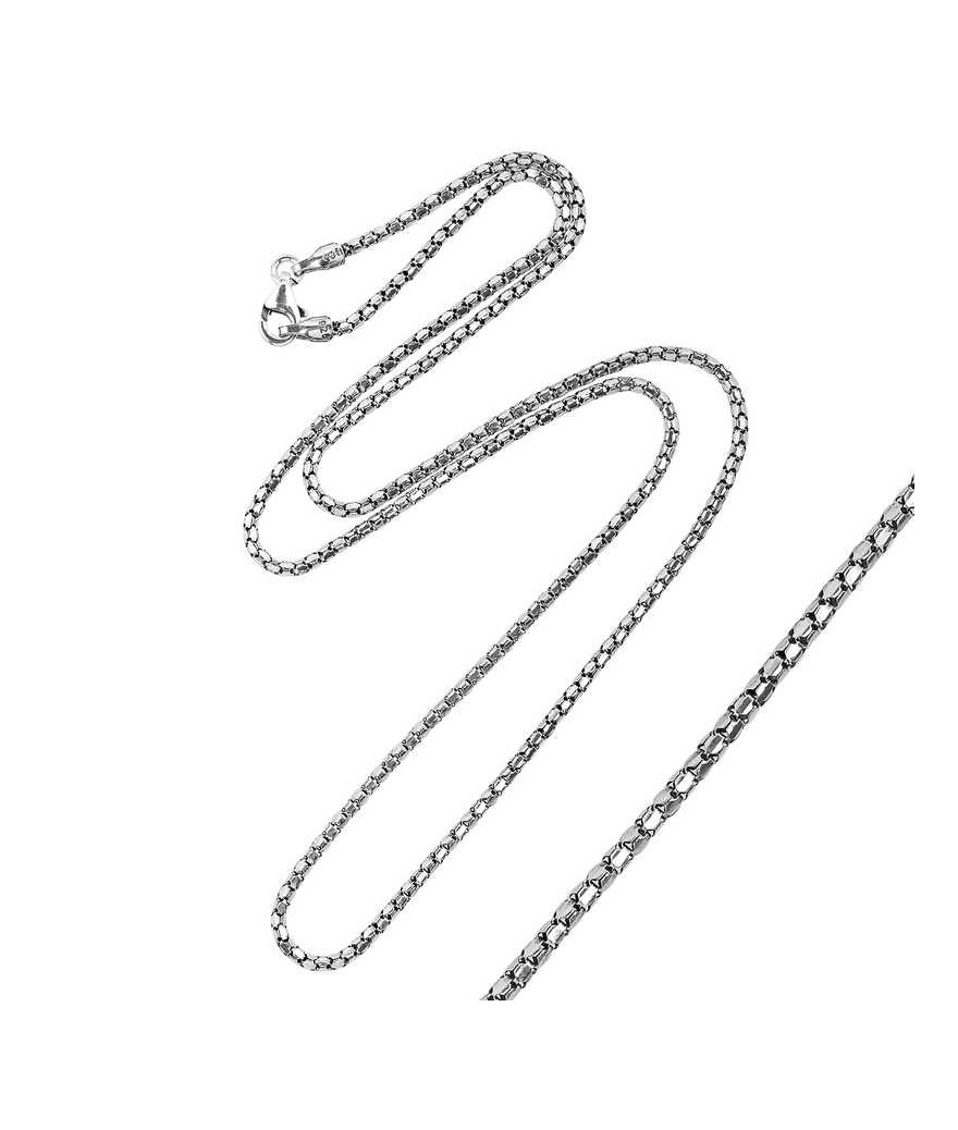 Gümüş Oksitli Erkek Zinciri