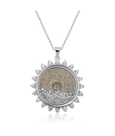 Gümüş Esmaül Hüsna Bayan Kolye