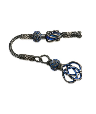 Gümüş Trabzon Örmesi Kazaz Tesbih Püskül