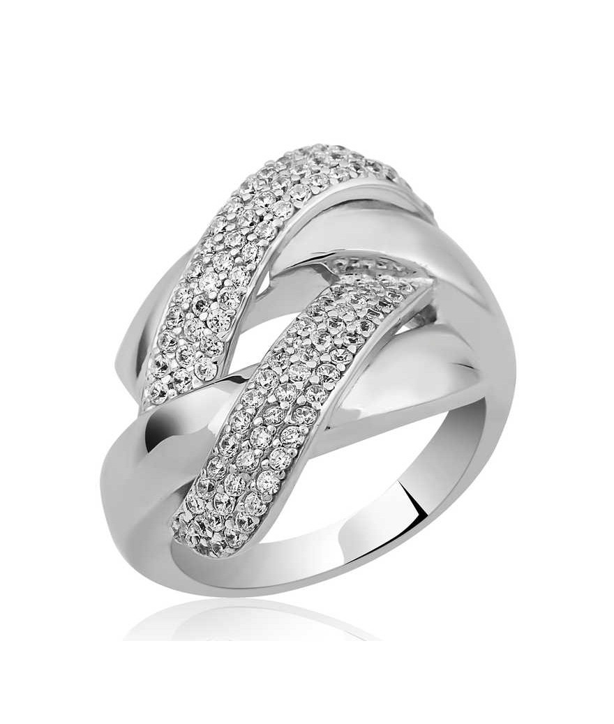 Gümüş Örgü Model Fantazi Yüzük