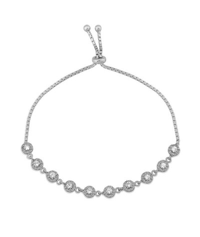 Gümüş Ayarlanabilir Asansörlü Su Yolu Bileklik