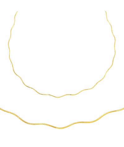 Gümüş Omega Choker Zincir