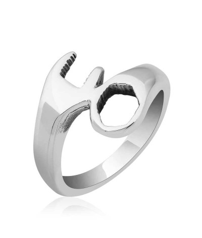 ​Gümüş Tamirci Anahtarı Erkek Yüzük