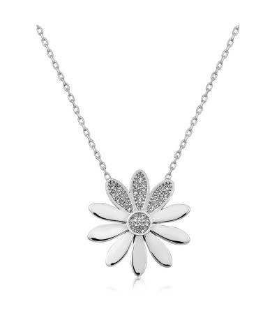 ​Gümüş Çiçek Bayan Kolye