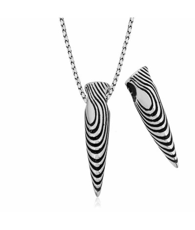 Gümüş Kurşun Kolye