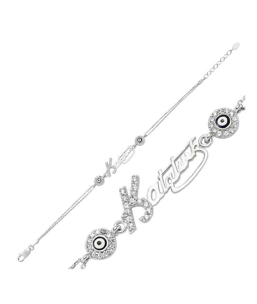 Gümüş Kemal Atatürk İmzalı Bayan Bileklik