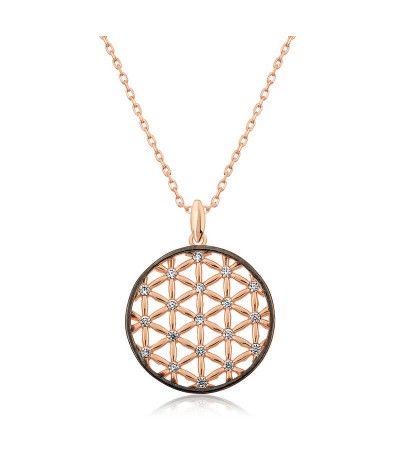 Gümüş Yaşam Çiçeği Kolye