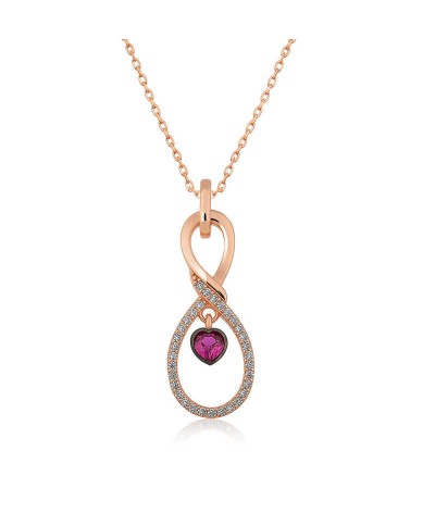 Gümüş Sonsuz Kalp Kolye