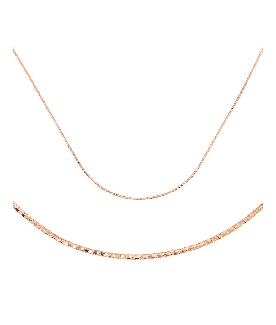 Gümüş Omega Choker Zincir