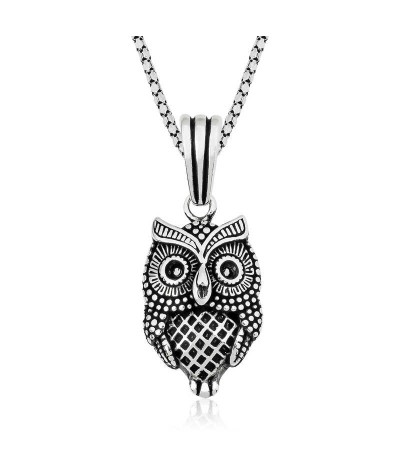 ​Gümüş Baykuş Kolye