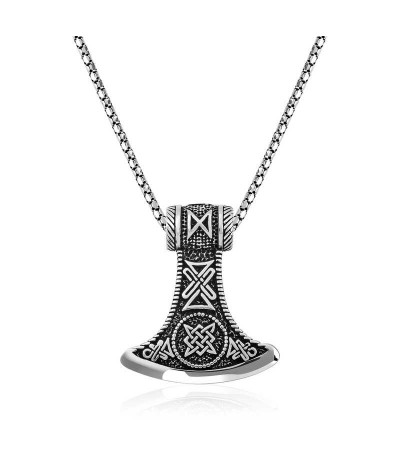 Gümüş Balta Kolye