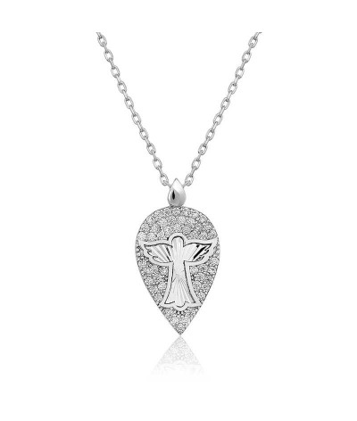 ​Gümüş Melek Damla Bayan Kolye