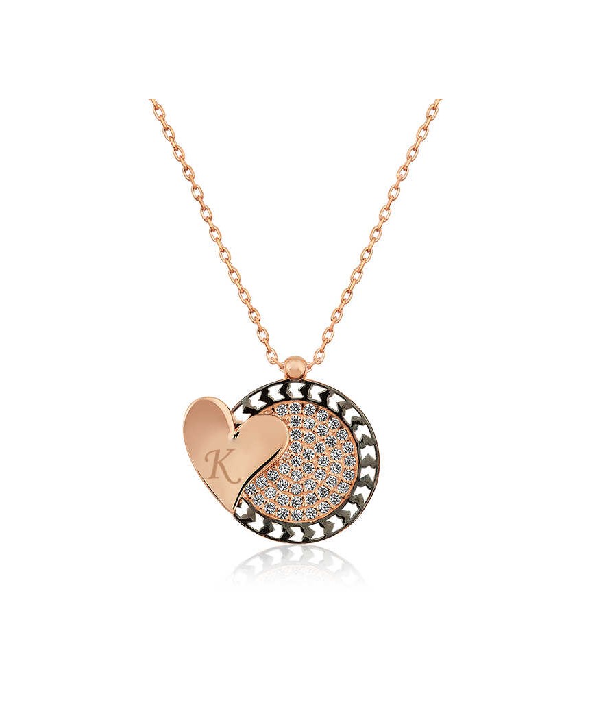 ​Gümüş Kalbe Giden Kalp Kolye