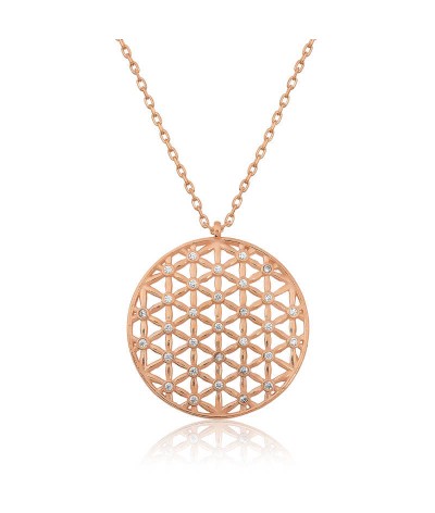 ​​​Gümüş Yaşam Çiçeği Kolye