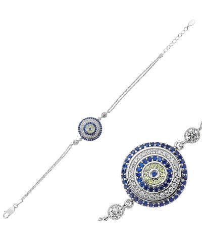 Gümüş Nazar Bayan Bileklik