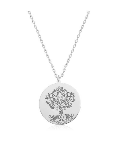 Gümüş Hayat Ağacı Bayan Kolye