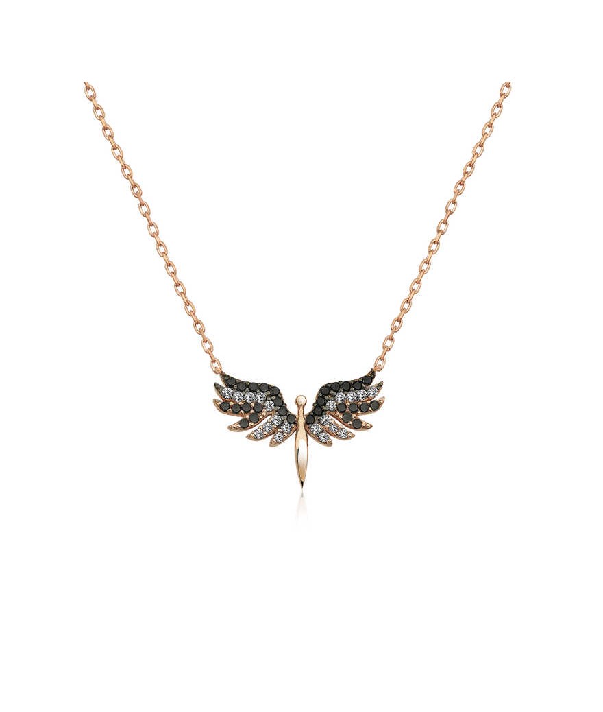 ​Gümüş Mikail Meleği Bayan Kolye