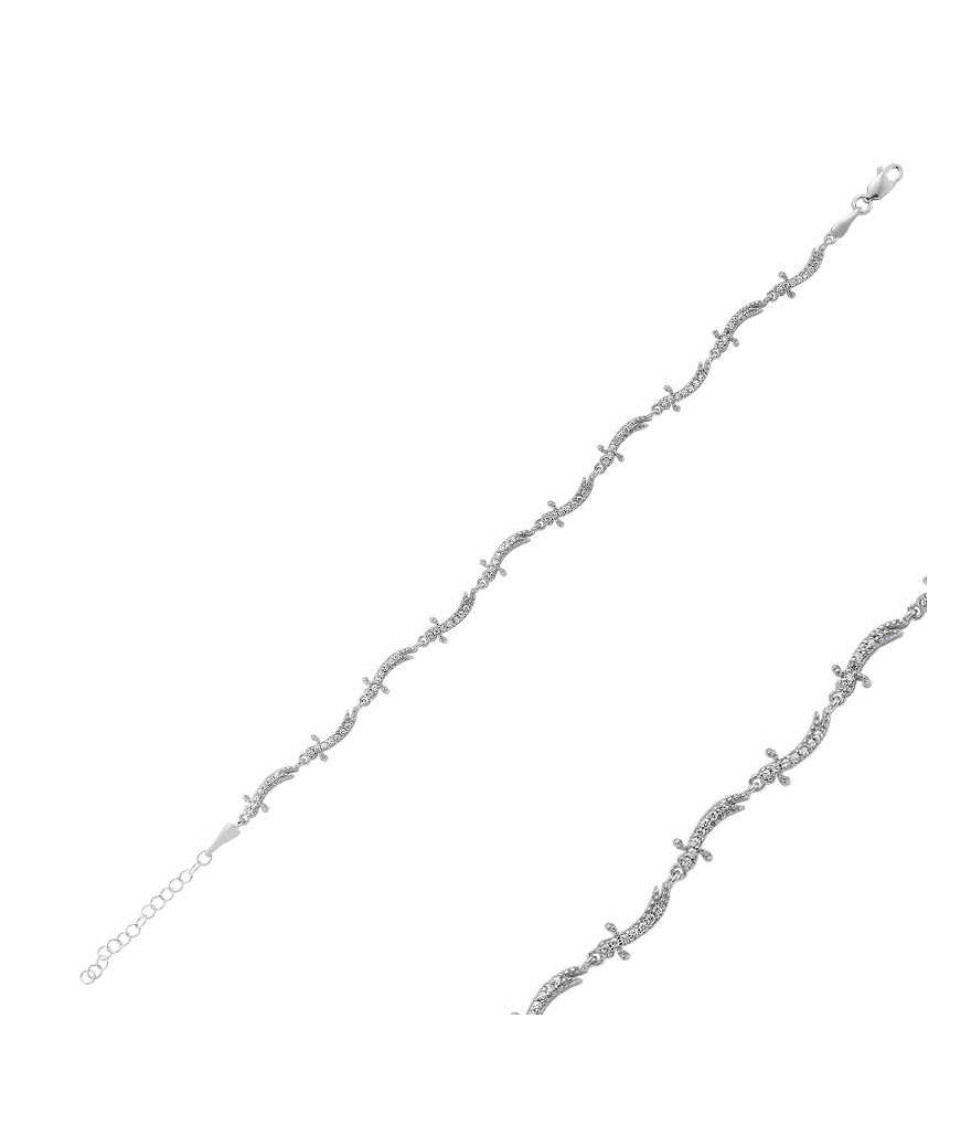 Gümüş Zülfikar Kılıcı Bayan Bileklik