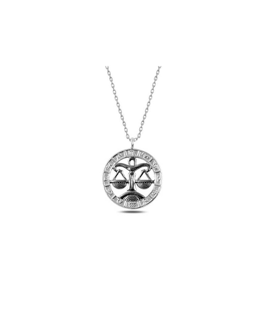 ​​​Gümüş Terazi Burcu Kolye