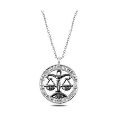 ​​​Gümüş Terazi Burcu Kolye