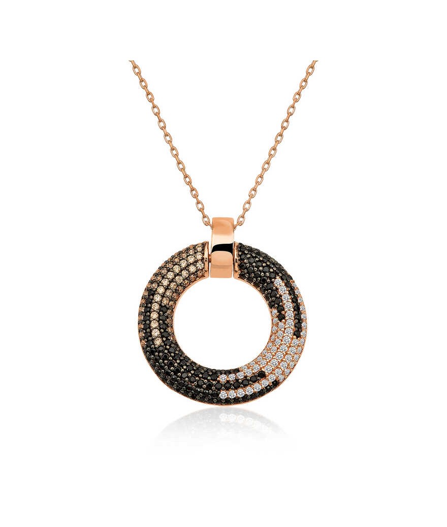 ​Gümüş Halka Bayan Kolye