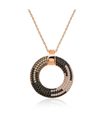 ​Gümüş Halka Bayan Kolye