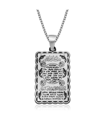 ​Gümüş Hilye-i Şerif Kolye