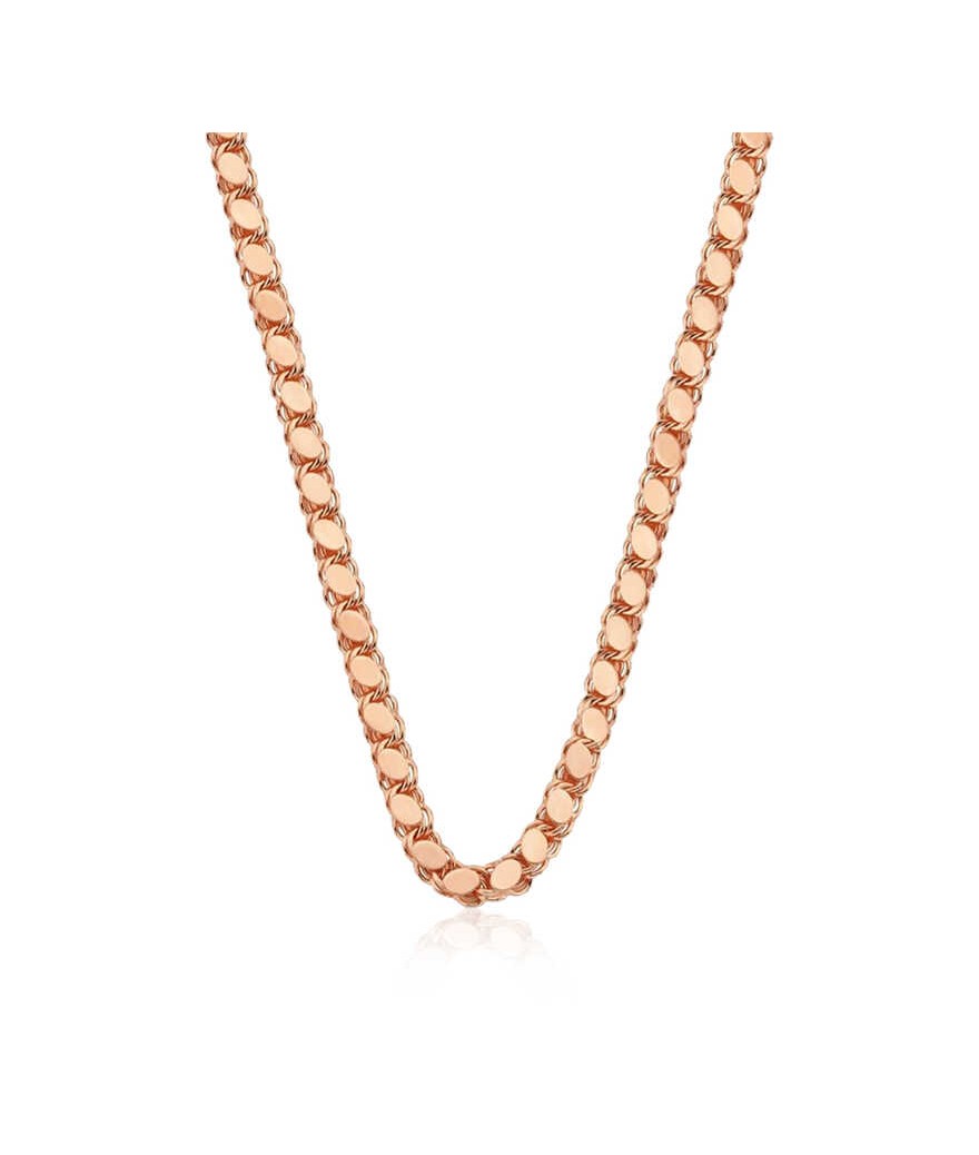 Gümüş Rose Pullu Arpa Zincir