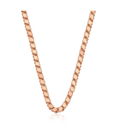 Gümüş Rose Pullu Arpa Zincir