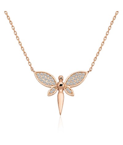 ​Gümüş Yusufçuk Bayan Kolye