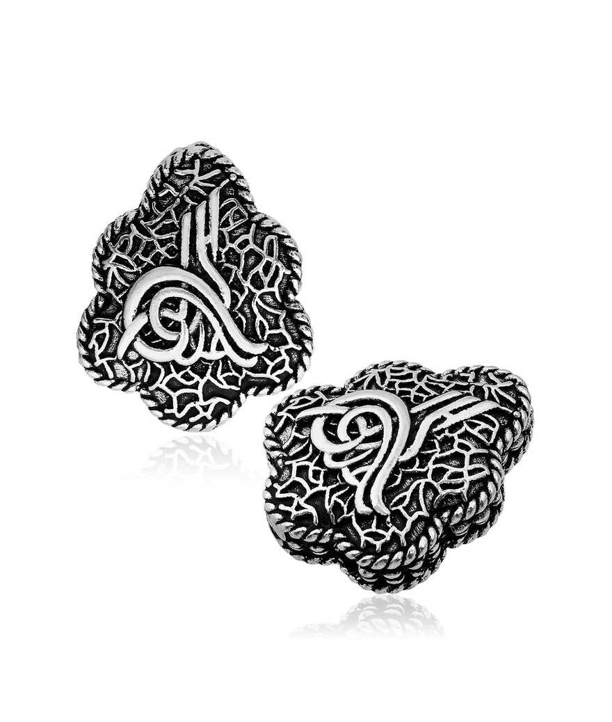 ​Gümüş İşlemeli Tuğra Tesbih İmamesi