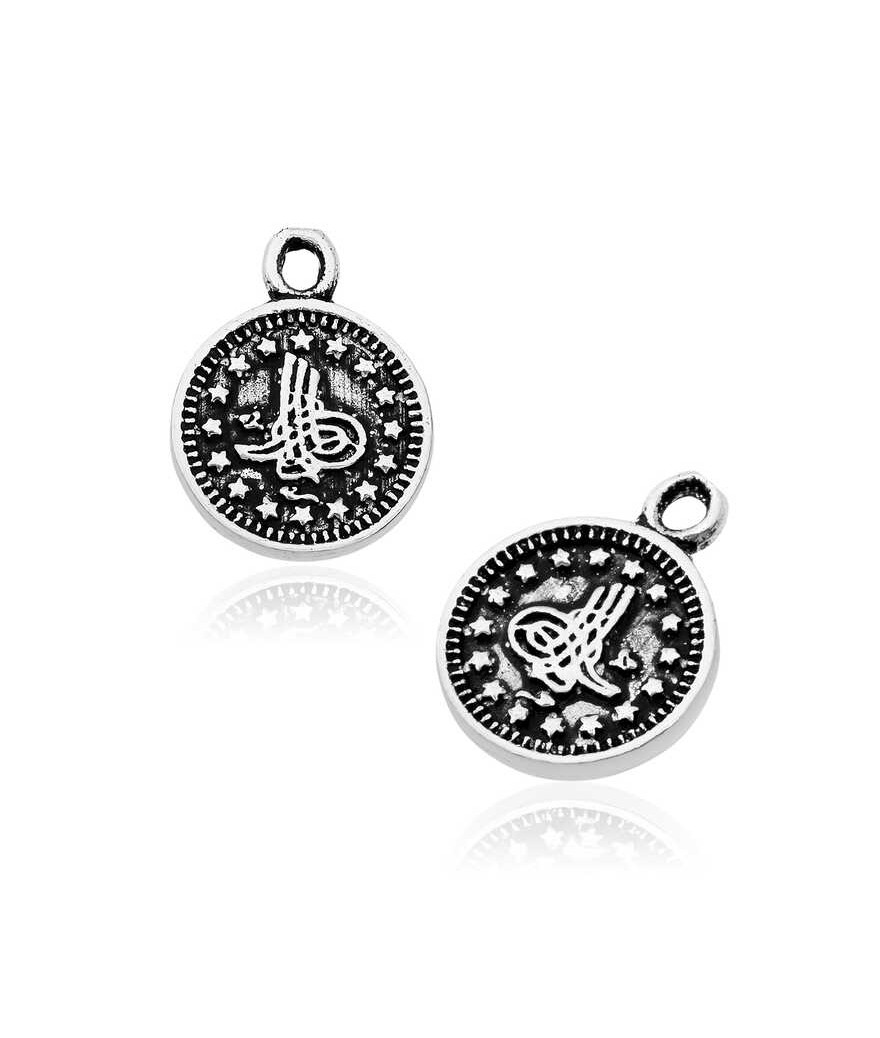 Gümüş Tuğra Tesbih Püskülü