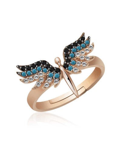 Gümüş Mavi Mikail Kılıcı Yüzük