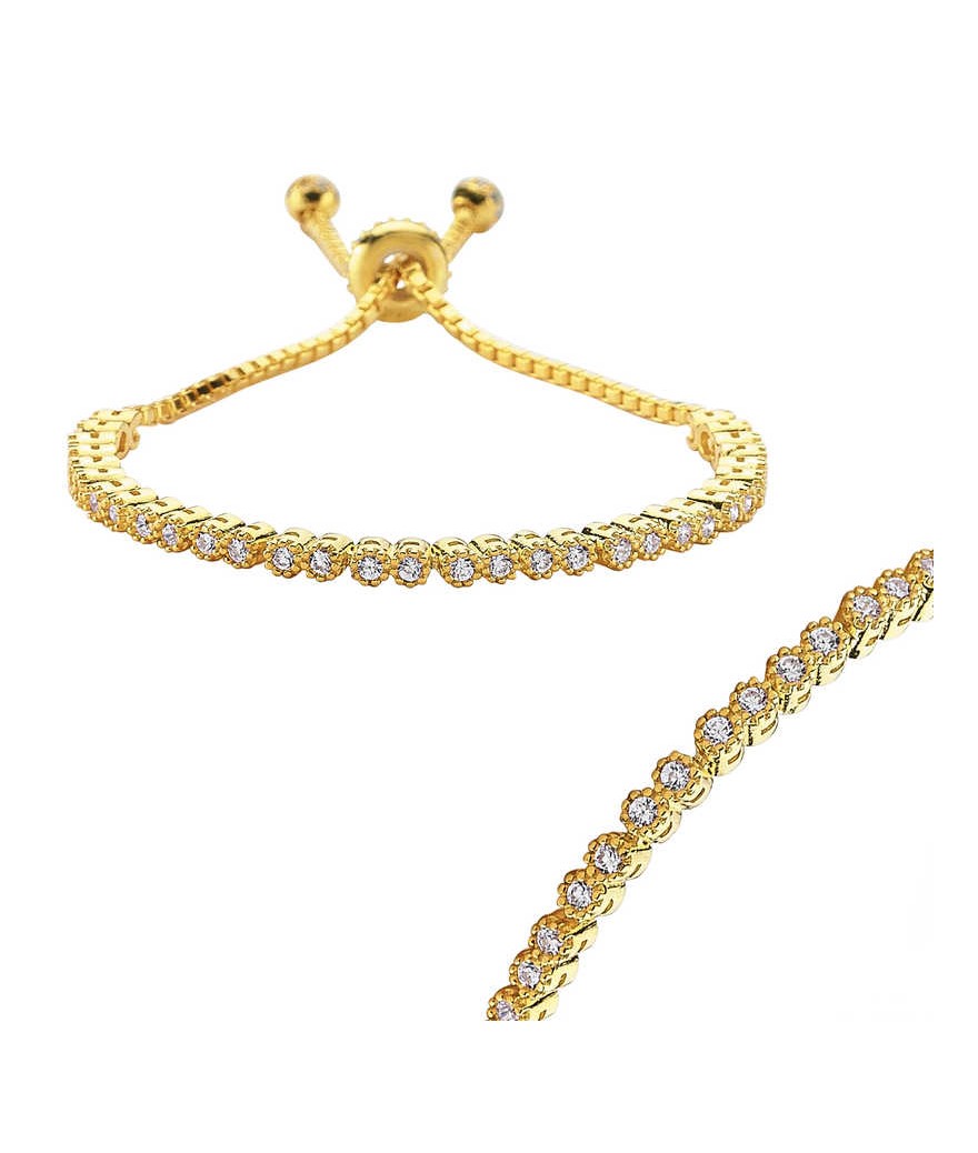 Gümüş Altın Kaplama Su Yolu Asansörlü Bileklik